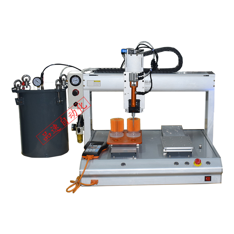 UV膠桌面式自動點膠機(帶uv固化燈)