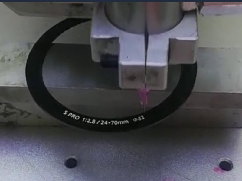 塑料件字嘜視覺上色機視頻