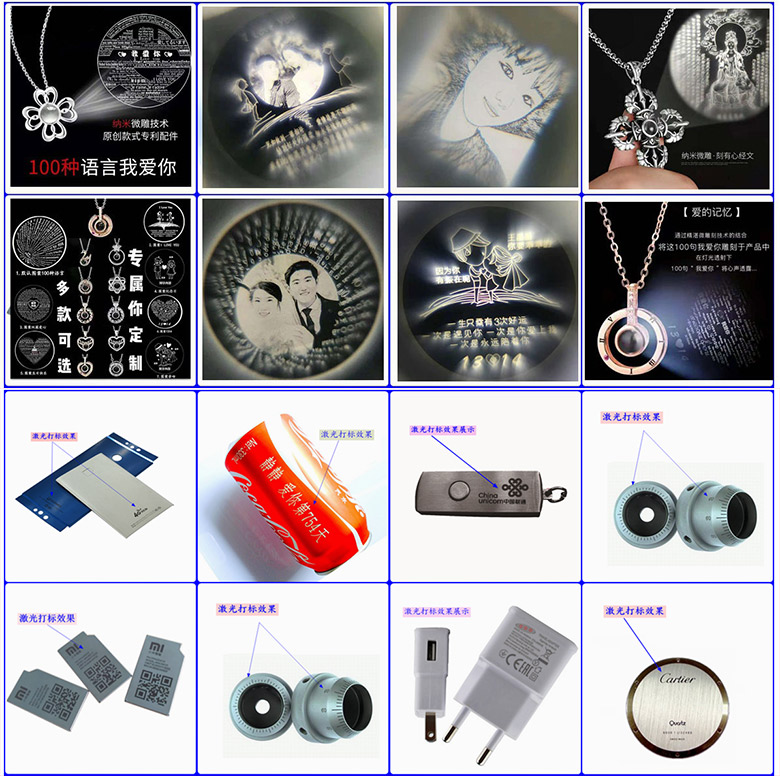 光纖激光打標機應用