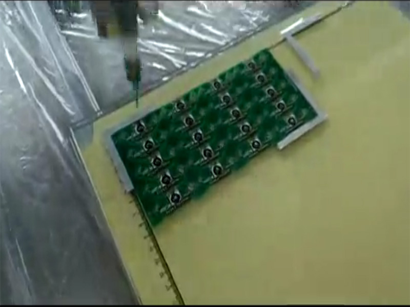 PCB板落地式自動點膠機視頻